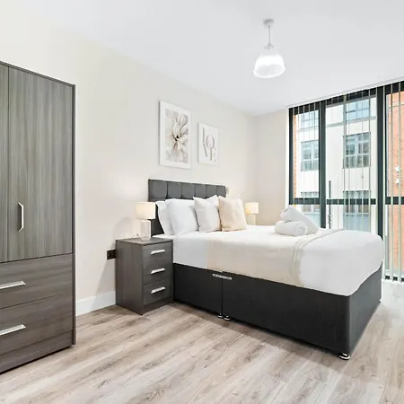 Apartamento Luxury - Centre - 2 Bedrooms - Smart Tv - Wifi - Jewellery Quarter - Intercom - 4ah *