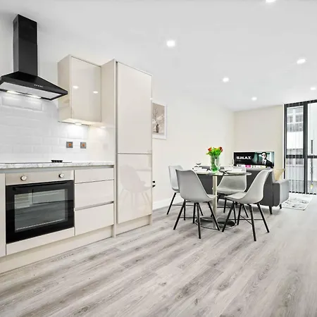 Luxury - Centre - 2 Bedrooms - Smart Tv - Wifi - Jewellery Quarter - Intercom - 4ah Apartamento Birmingam