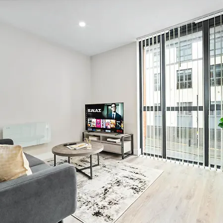 Luxury - Centre - 2 Bedrooms - Smart Tv - Wifi - Jewellery Quarter - Intercom - 4ah Apartamento